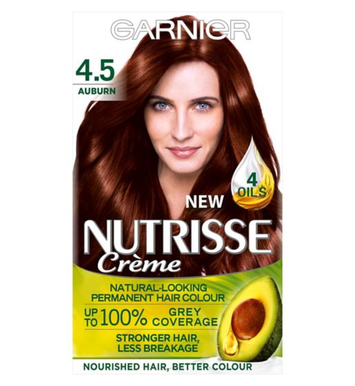 Garnier Nutrisse  Auburn Red Permanent Hair Dye – UK Products for global  customers
