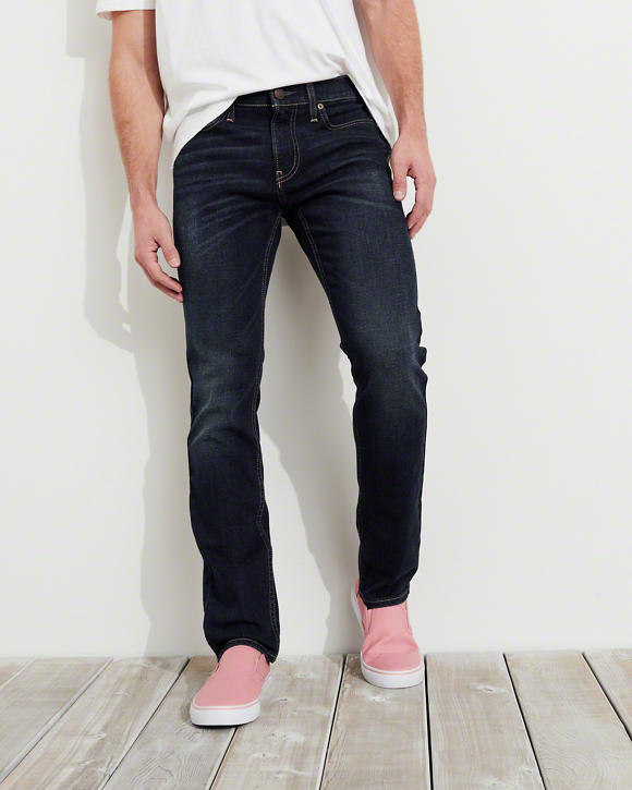 hollister epic flex classic straight jeans